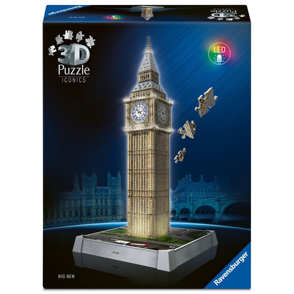 Puzzle 3D Big Ben Monumentos Iconicos Ravensburger