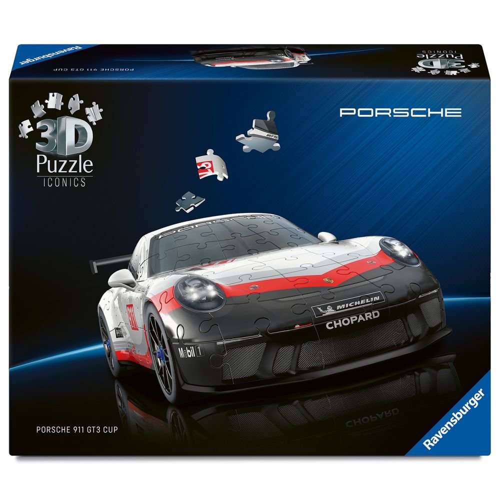 Puzzle 3D Porsche 911 GT3 Cup Ravensburger 27,5 cm