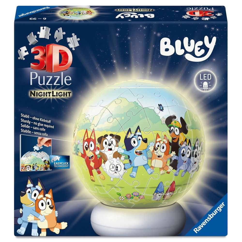 Puzzle Ball Nightlight Bluey Ravensburger Puzzles