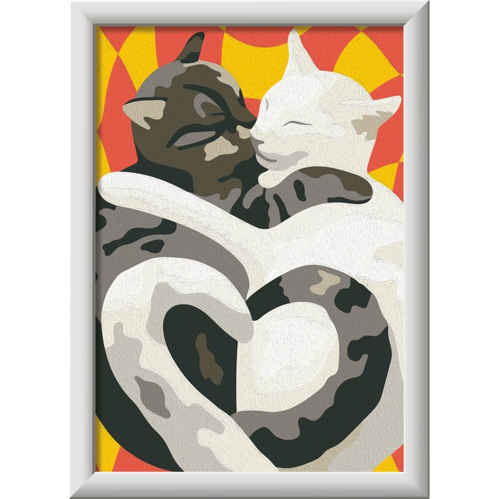 PINTAR POR NUMEROS CREART SERIE E - GATO TQM | RAVENSBURGER GAMES | 1 UNIDAD | 4005555231219