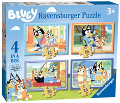 PUZZLE BLUEY 4 EN 1 (12,16,20 Y 24 PIEZAS) | RAVENSBURGER PUZZLES | 1 UNIDAD | 4005556031115