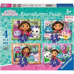PUZZLE 4 EN 1 PIEZAS 12,16,20,24 GABBY´S DOLLHOUSE | RAVENSBURGER PUZZLES | 1 UNIDAD | 4005556031436