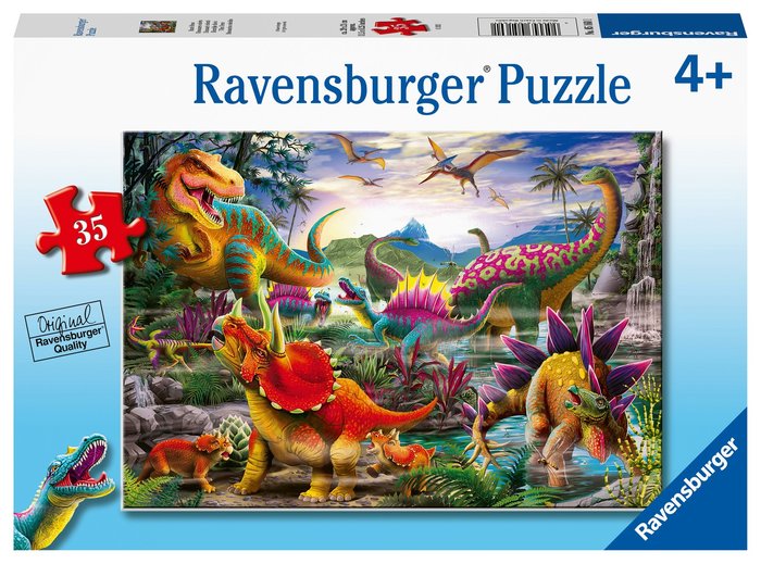 PUZZLE DINOSAURIOS COLORIDOS 35 PZ | RAVENSBURGER PUZZLES | 1 UNIDAD | 4005556051601