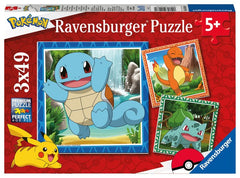 PUZZLE 3X49 POKEMON | RAVENSBURGER PUZZLES | 1 UNIDAD | 4005556055869