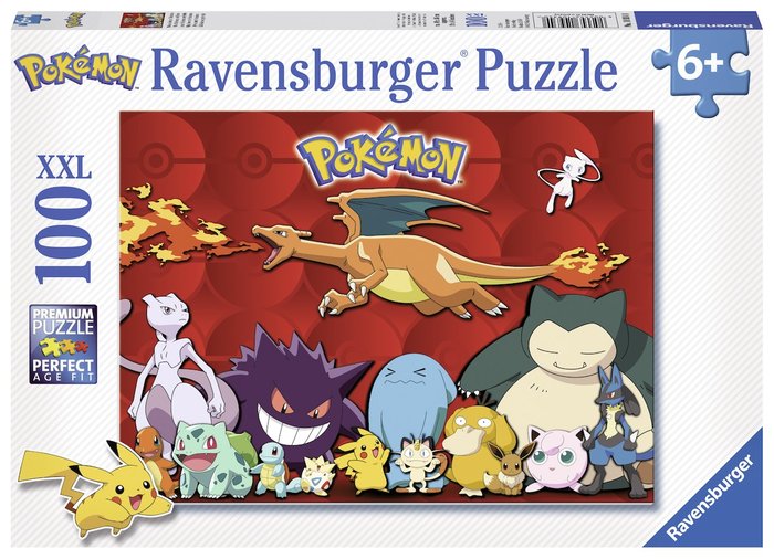 PUZZLE POKEMON 100 PZ, XXL | RAVENSBURGER PUZZLES | 1 UNIDAD | 4005556109340