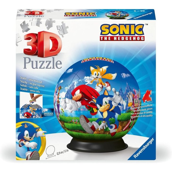 Puzzle 3D Puzzle Ball Sonic the Hedgehog Ravensburger
