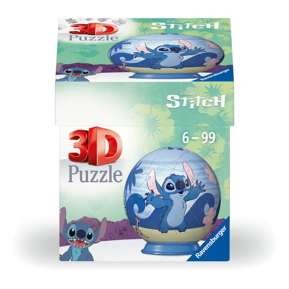 Puzzle 3D Ball 54 Piezas Disney Stitch Ravensburger