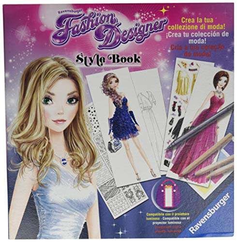 JUEGO FASHION DESIGNER STYLE BOOK: TRAJES DE NOCHE | RAVENSBURGER GAMES | 1 UNIDAD | 4005556180936 Imagen principal del producto