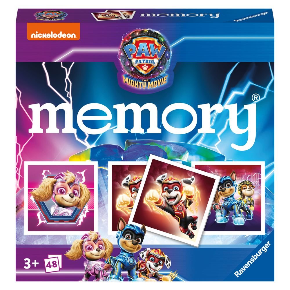 JUEGO MEMORY POCKET - PAW PATROL MIGHTY MOVIE | RAVENSBURGER GAMES | 1 UNIDAD | 4005556223770