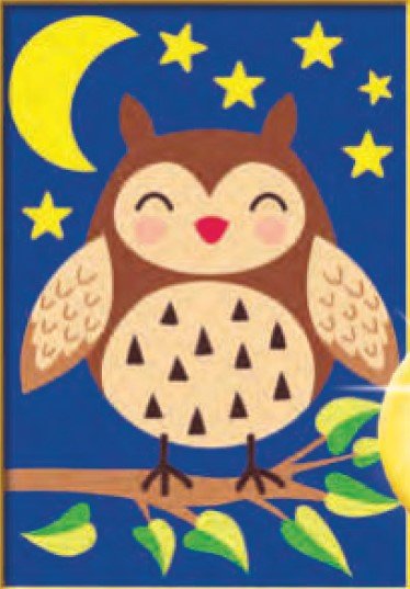 Pintar por Números Creart Serie E Classic - Búho Ravensburger Gams Imagen principal del producto