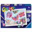 JUEGO PINTAR POR NUMEROS CREART SERIE E MARIPOSAS GLITTER | RAVENSBURGER GAMES | 1 UNIDAD | 4005556237210
