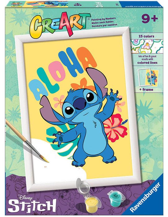 Creart Pintar por Números Serie D Stitch Ravensburger GAMES
