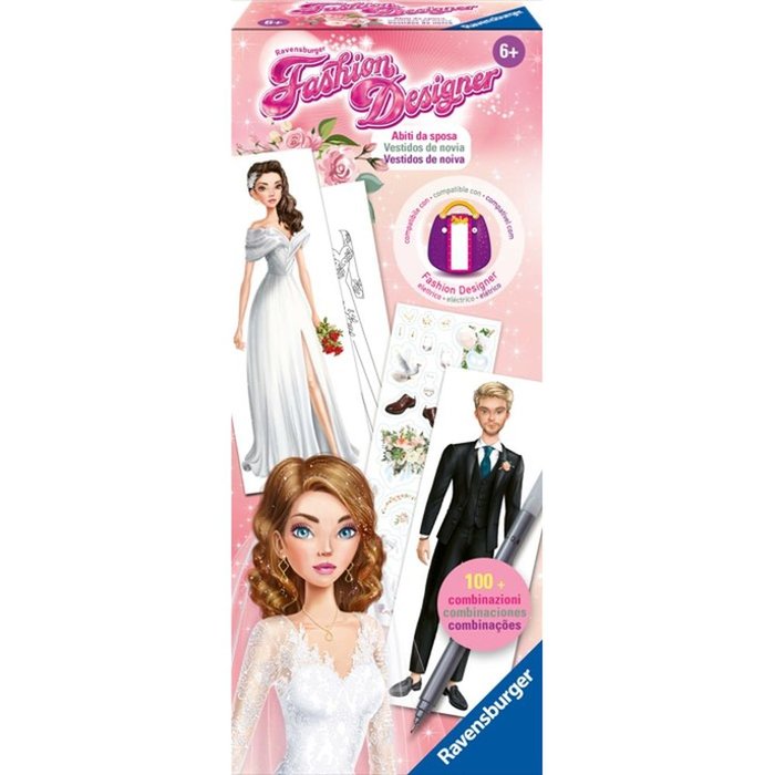 JUEGO FASHION DESIGNER VESTIDOS DE NOVIA | RAVENSBURGER GAMES | 1 UNIDAD | 4005556238767 Imagen principal del producto