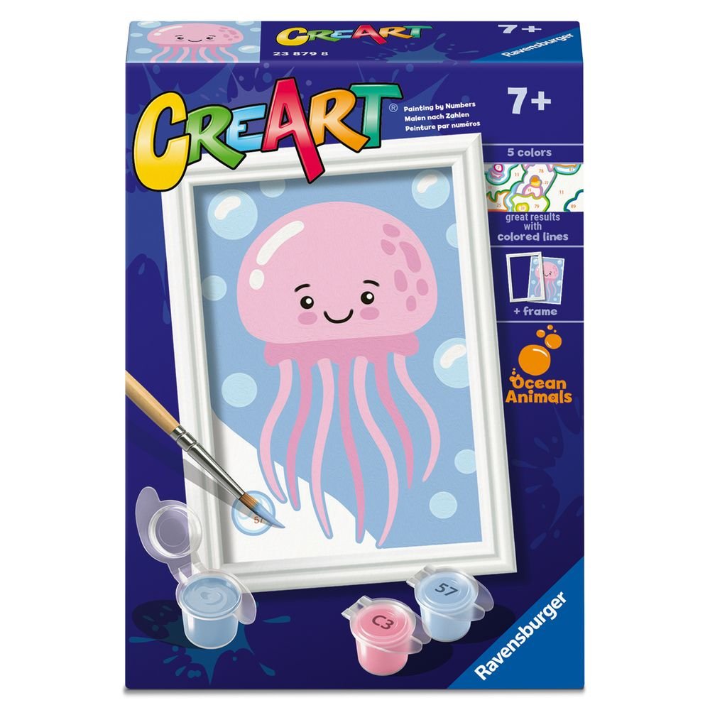 PINTAR POR NUMEROS CREART SERIE F MEDUSA | RAVENSBURGER GAMES | 1 UNIDAD | 4005556238798