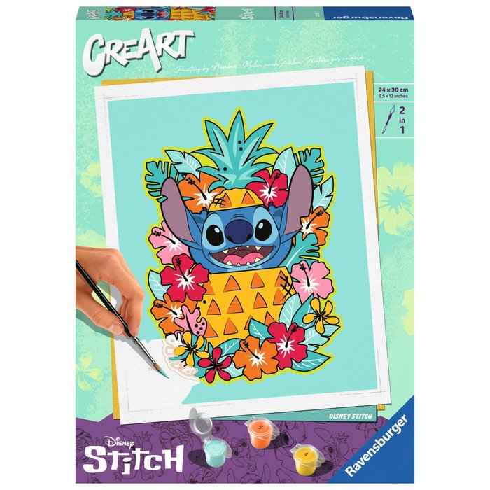 JUEGO PINTAR POR NUMEROS CREART SERIE TREND C - STICH | RAVENSBURGER GAMES | 1 UNIDAD | 4005556239337