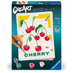 PINTAR POR NUMEROS CREART ADULTOS SERIE D CHERRY POSTER | RAVENSBURGER GAMES | 1 UNIDAD | 4005556255146