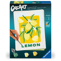 PINTAR POR NUMEROS CREART ADULTOS SERIE D LEMON POSTER | RAVENSBURGER GAMES | 1 UNIDAD | 4005556255153