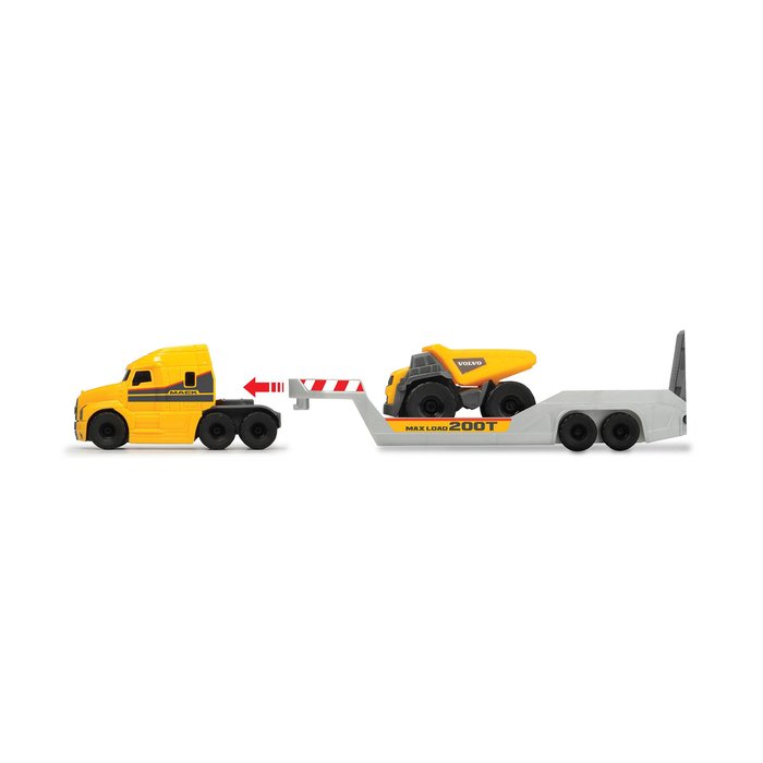 TRAILER MACK 32 CM CON VEHICULOS VOLVO 9CM | DICKIE | 1 UNIDAD | 4006333062100