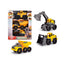 Set de 3 Vehículos Equipo de Construcción Volvo Majorette