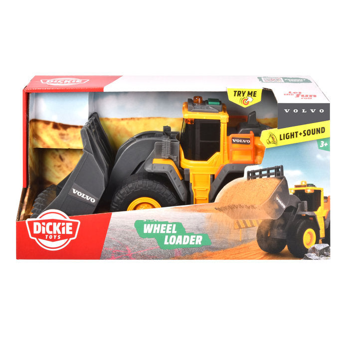 VEHICULO PALA EXCAVADORA VOLVO LUZ Y SONIDO 23 CM | DICKIE | 1 UNIDAD | 4006333087646 Imagen principal del producto