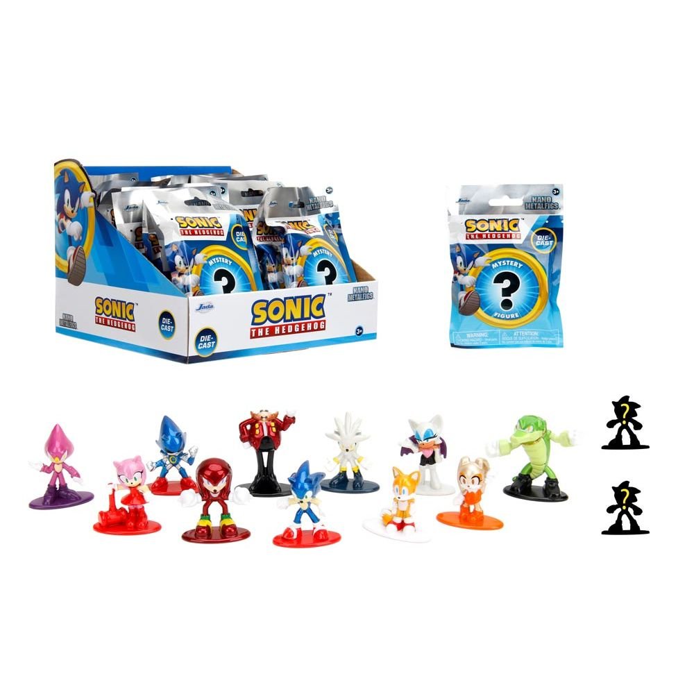 Expositor 24 Sobres Sorpresa Nano Figura Sonic Jada Imagen principal del producto