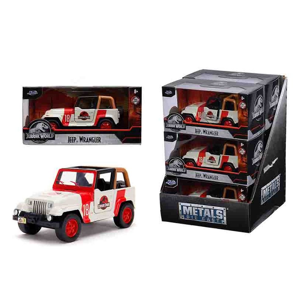 JURASSIC PARK JEEP WRANGLER 1:32 | JADA | 1 UNIDAD | 4006333098529