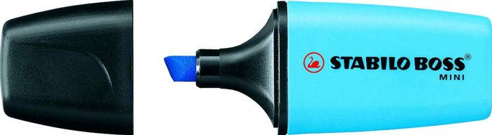 Marcador fluorescente azul Stabilo Boss Mini Pack 10 Imagen principal del producto