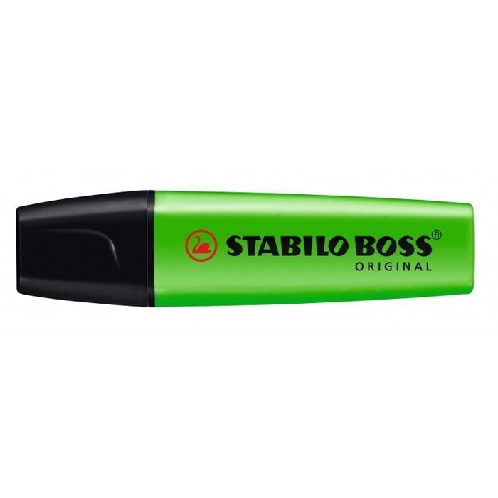 Marcador Stabilo Boss Original Verde | Stabilo | Pack 10 Unidades Imagen principal del producto