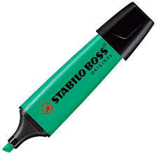 Marcador Stabilo Boss Original Turquesa | Stabilo | Pack 10 Unidades Imagen principal del producto