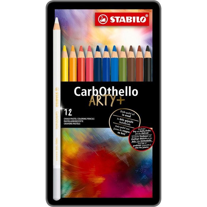 LAPIZ STABILO ORIGINAL PREMIUM CARBOTHELLO 12 COLORES METAL | 1 UNIDADES | (STABILO) Imagen principal del producto