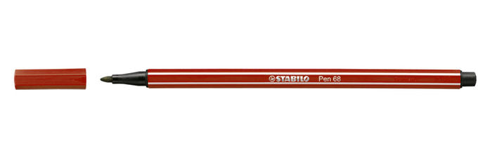 Rotulador Stabilo Pen 68 Rojo Oscuro Nº50 Pack 10