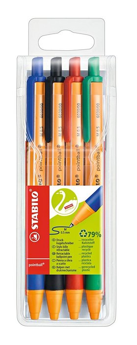 BOLIGRAFO STABILO POINTBALL 4 UD | 1 UNIDADES | (STABILO) Imagen principal del producto
