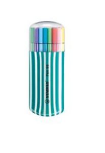 Rotulador Stabilo Pen 68 Zebrui Turquesa Estuche 20 unidades Imagen principal del producto