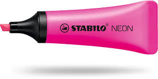 C/10 Marcadores Fluorescentes Stabilo Neon Magenta