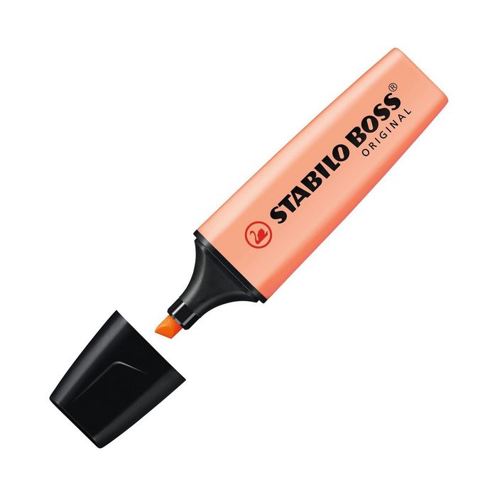 Marcador Stabilo Boss Original Melocoton Sedoso | Stabilo | Pack 10 Unidades Imagen principal del producto