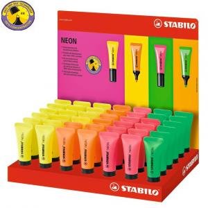 Expositor 42 Marcador Stabilo Fluorescente Neon | Stabilo | Pack 42 Unidades Imagen principal del producto