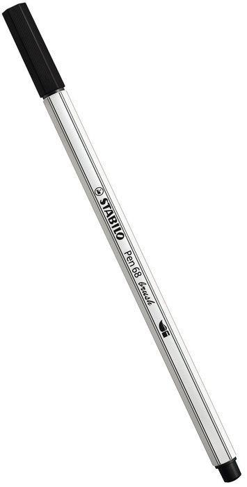 Rotulador Stabilo Pen 68 Brush Negro | Stabilo | Pack 10 Unidades Imagen principal del producto