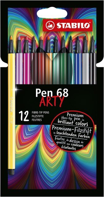 Rotulador Stabilo Pen 68 Arty 12 Colores Surtidos Imagen principal del producto