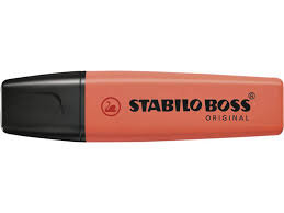 Marcador Stabilo Boss Pastel Coral Meloso | Stabilo | Pack 10 Unidades Imagen principal del producto