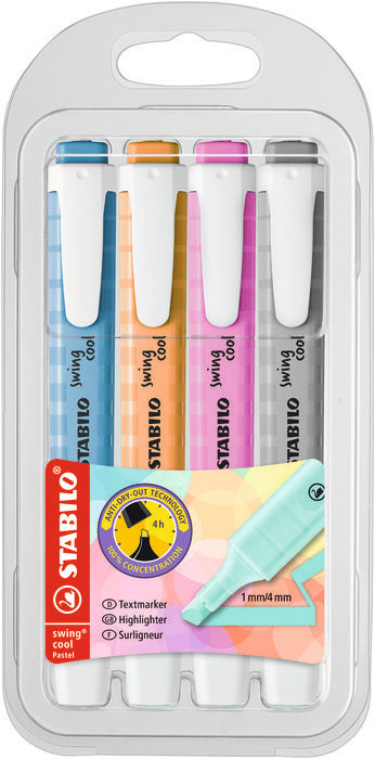 Marcador Stabilo Swing Cool Pastel 4 Colores | Stabilo | Pack 1 Unidades Imagen principal del producto