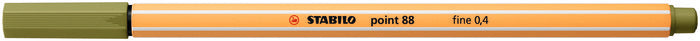 Rotulador Stabilo Point 88/37 Verde Barro | Stabilo | Pack 10 Unidades Imagen secundaria del producto