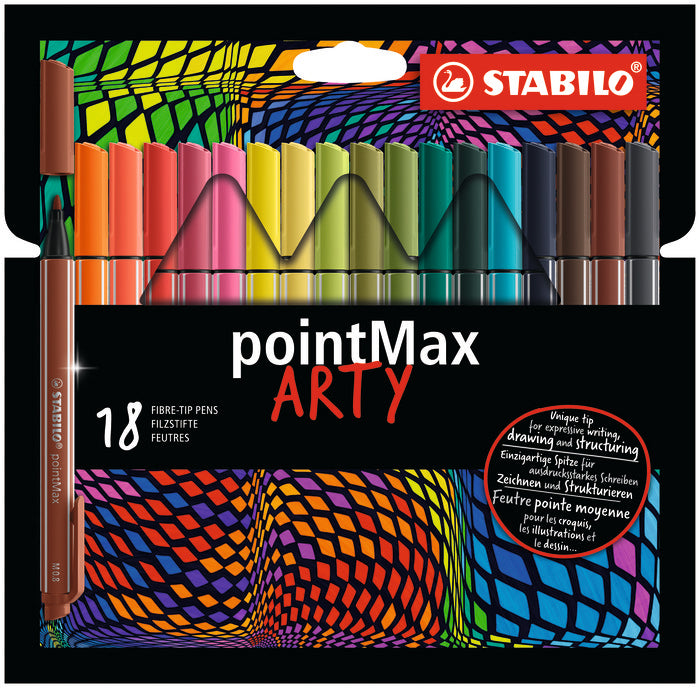 Rotulador Stabilo Pointmax Arty Estuche De 18 Unidades | Stabilo | Pack 1 Unidades Imagen principal del producto