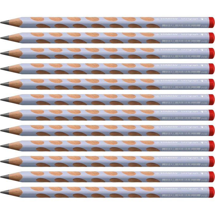 LAPIZ STABILO EASYGRAPH PASTEL DIESTRO AZUL NUBLADO | 12 UNIDADES | (STABILO) Imagen principal del producto
