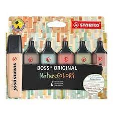 Marcador Stabilo Boss Original Naturecolors 6 Colores | Stabilo | Pack 1 Unidades Imagen principal del producto