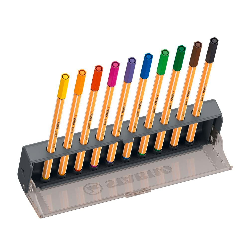 Rotulador Stabilo Point 88 Set Escritorio 10 Colores Imagen principal del producto