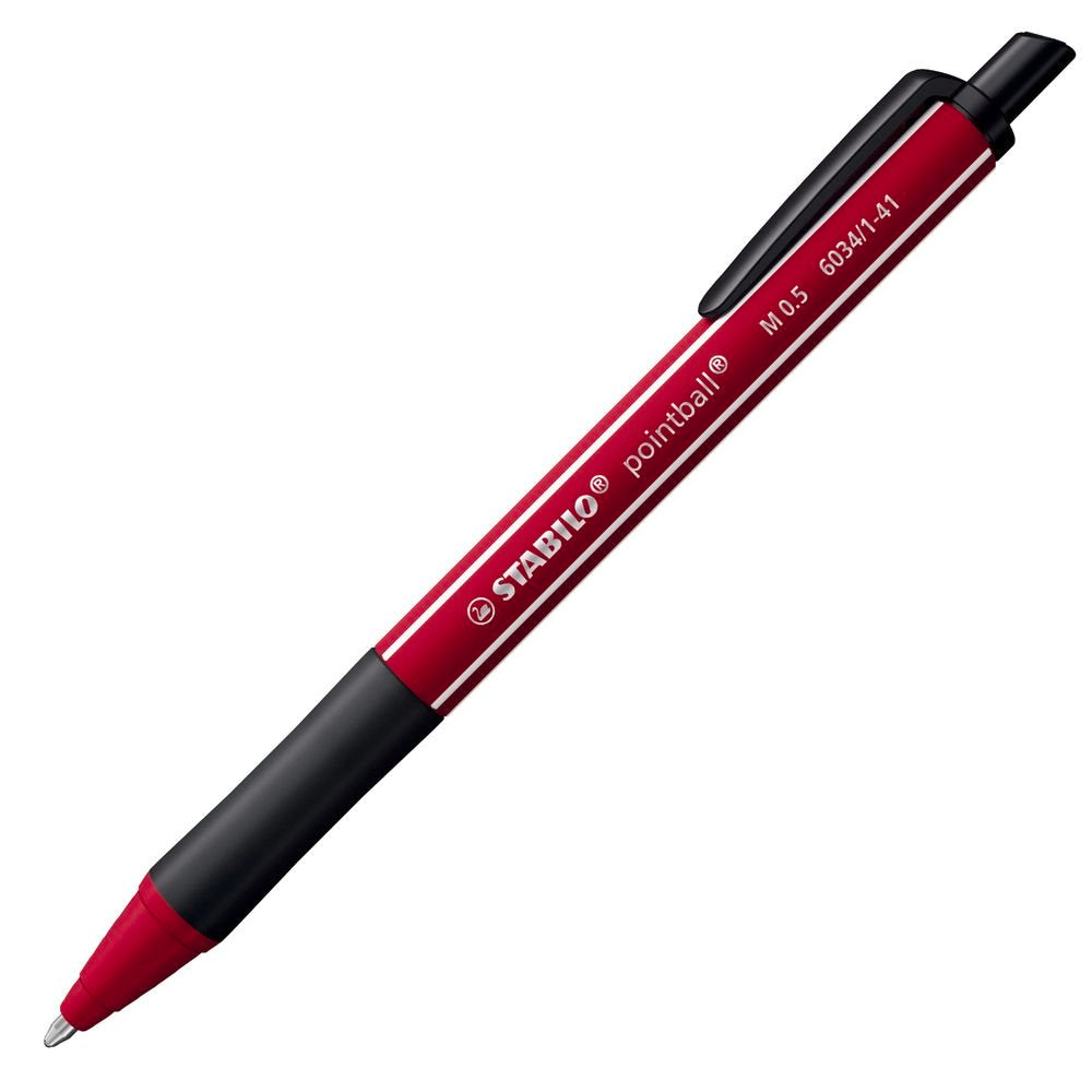 Boligrafo Stabilo Pointball Wildflower Rojo Borgoña Imagen principal del producto