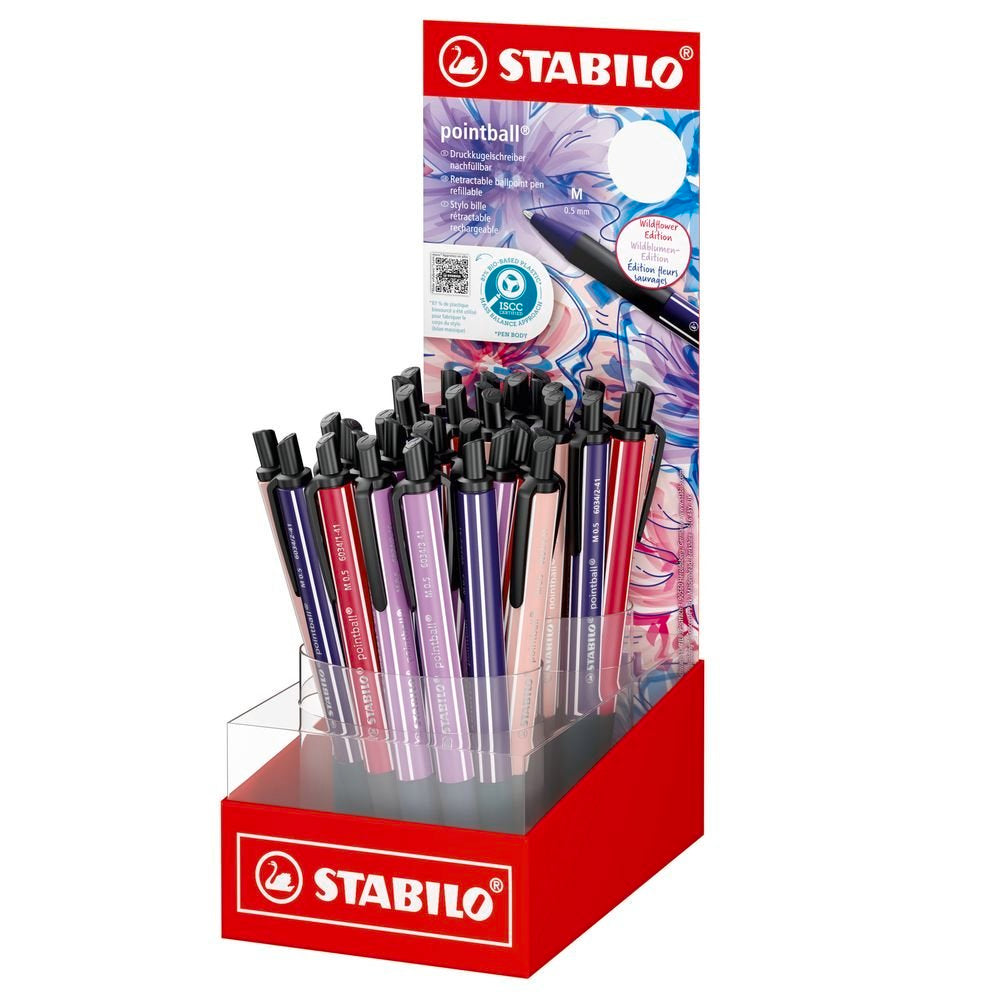 Expositor 38 bolígrafos Stabilo Pointball Wildflower Imagen principal del producto