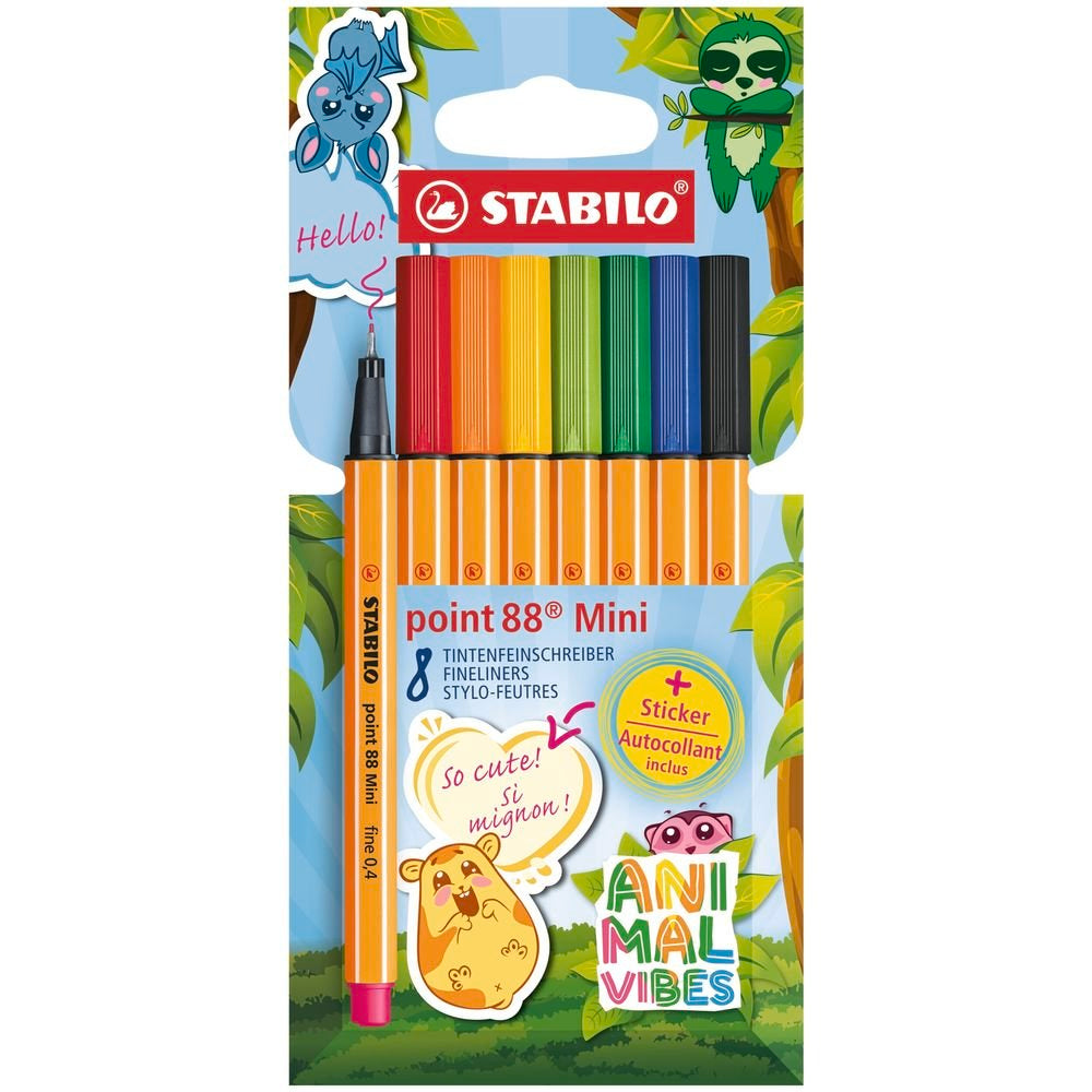 Rotulador Stabilo Point 88 Mini 8 Colores Surtidos Imagen principal del producto