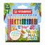 Lápiz Stabilo Trio Thick Short 12 Colores Surtidos