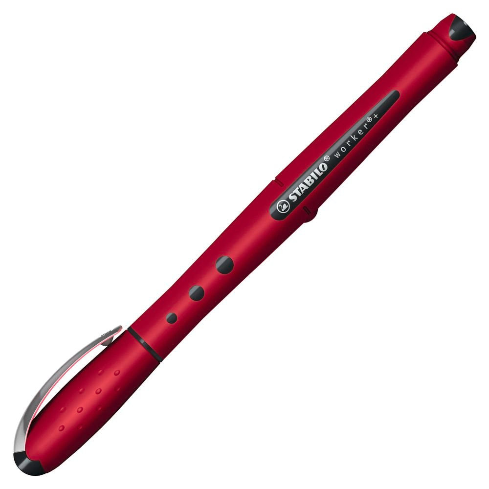 Boligrafo Stabilo Worker Wildflower Edition Rojo Borgoña Imagen principal del producto